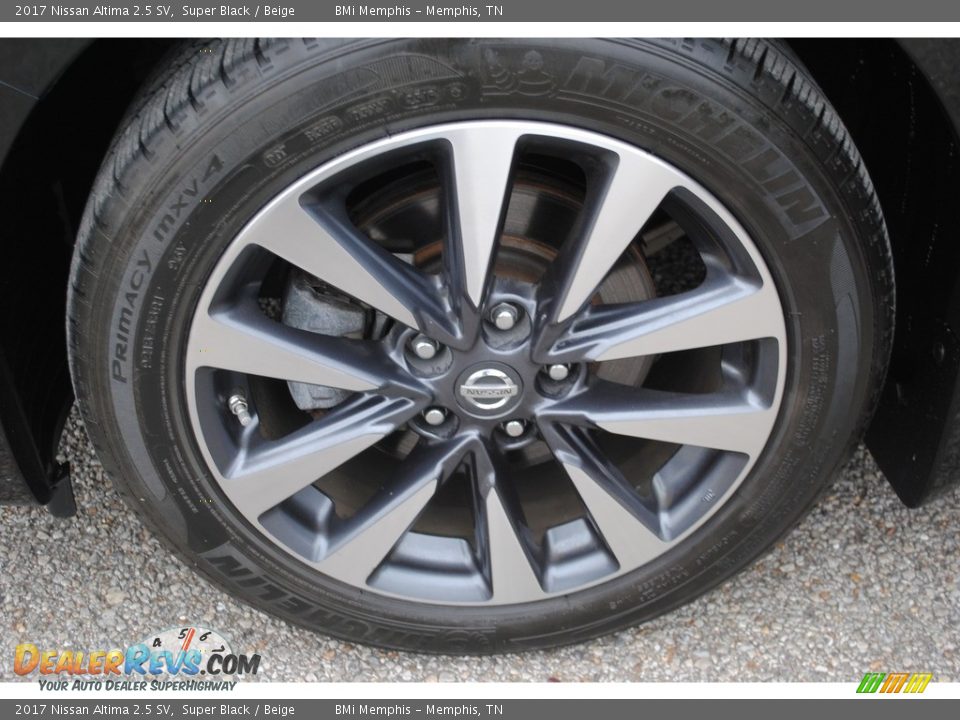 2017 Nissan Altima 2.5 SV Super Black / Beige Photo #31