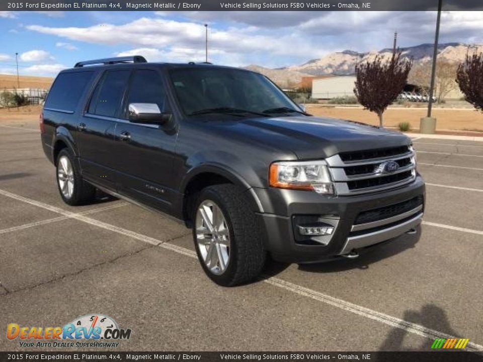 2015 Ford Expedition EL Platinum 4x4 Magnetic Metallic / Ebony Photo #1