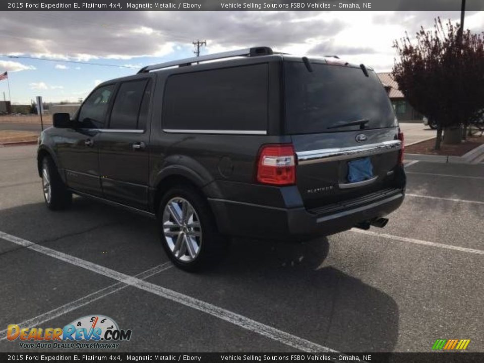 2015 Ford Expedition EL Platinum 4x4 Magnetic Metallic / Ebony Photo #3