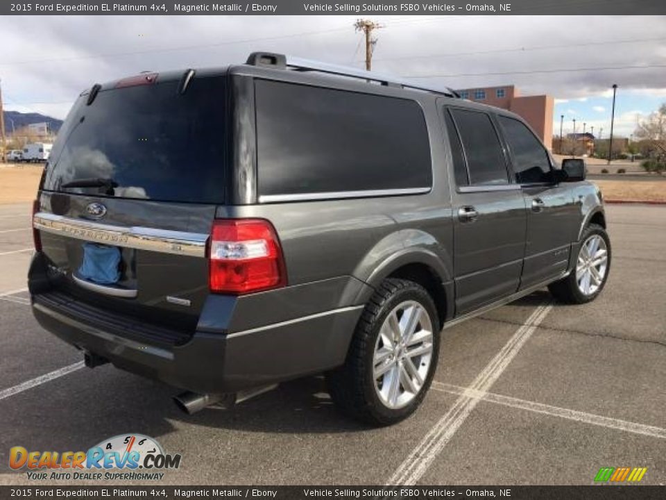 2015 Ford Expedition EL Platinum 4x4 Magnetic Metallic / Ebony Photo #4