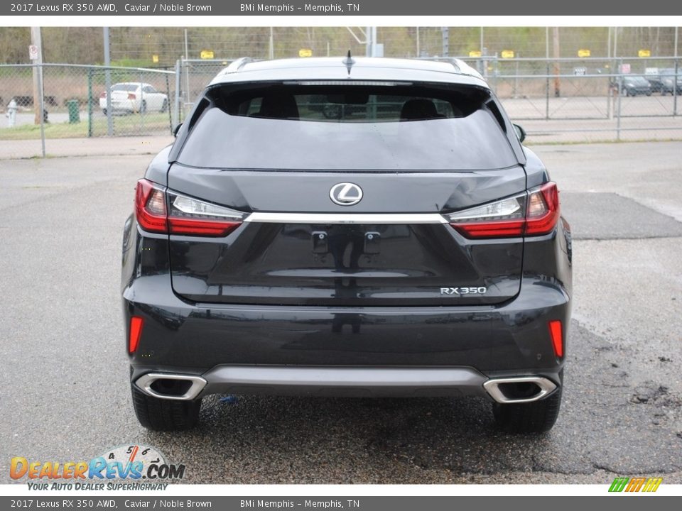 2017 Lexus RX 350 AWD Caviar / Noble Brown Photo #4