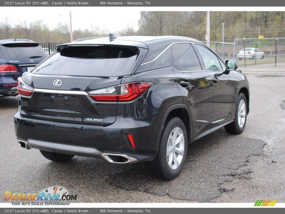 2017 Lexus RX 350 AWD Caviar / Noble Brown Photo #5