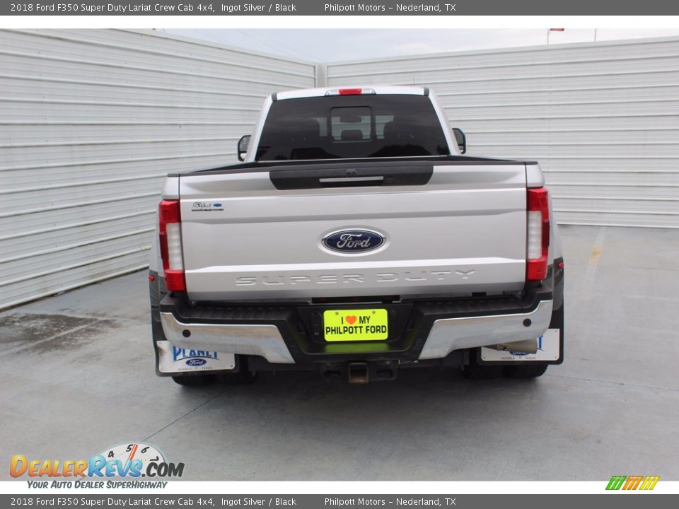 2018 Ford F350 Super Duty Lariat Crew Cab 4x4 Ingot Silver / Black Photo #9