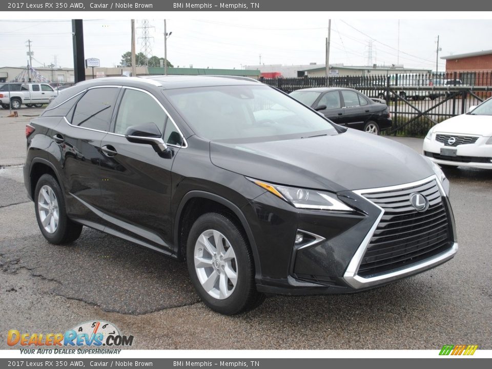 2017 Lexus RX 350 AWD Caviar / Noble Brown Photo #7