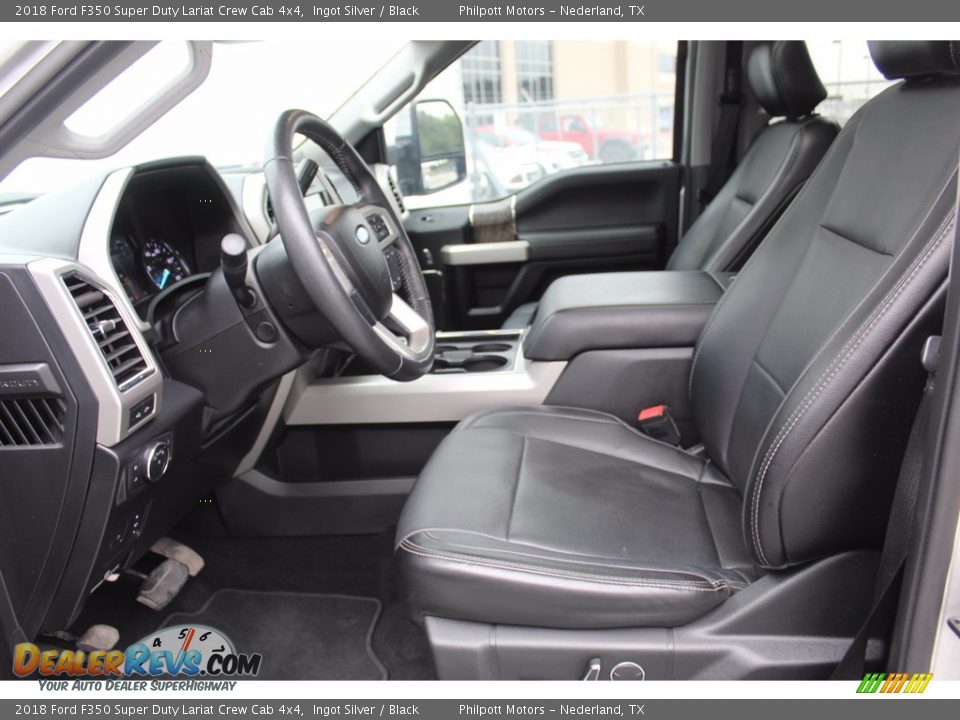 2018 Ford F350 Super Duty Lariat Crew Cab 4x4 Ingot Silver / Black Photo #12