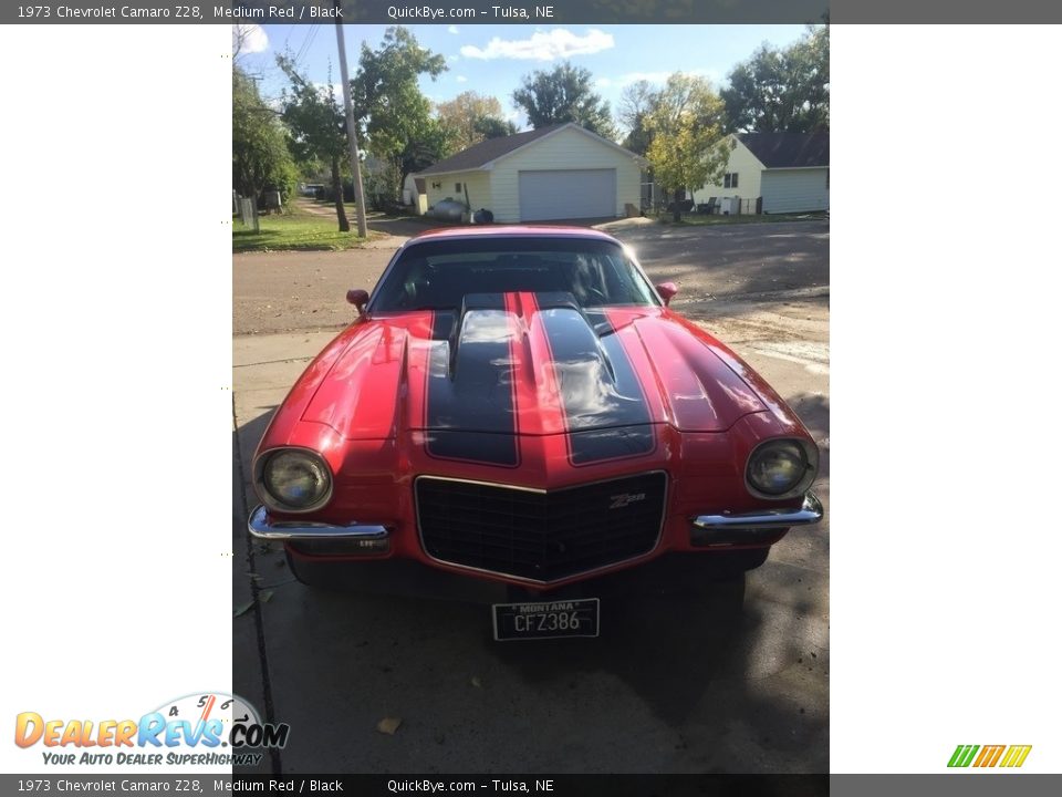 1973 Chevrolet Camaro Z28 Medium Red / Black Photo #1