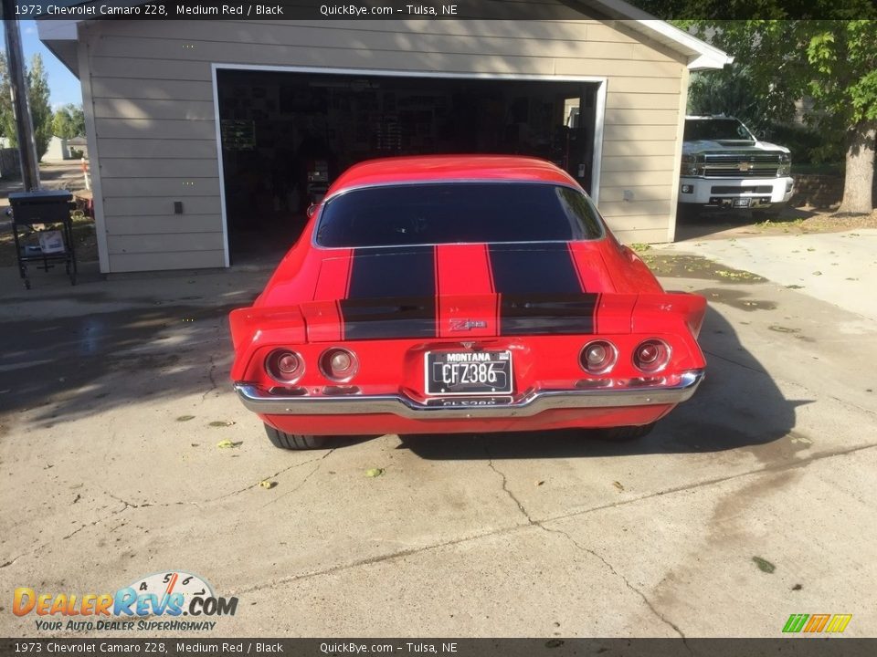 1973 Chevrolet Camaro Z28 Medium Red / Black Photo #2