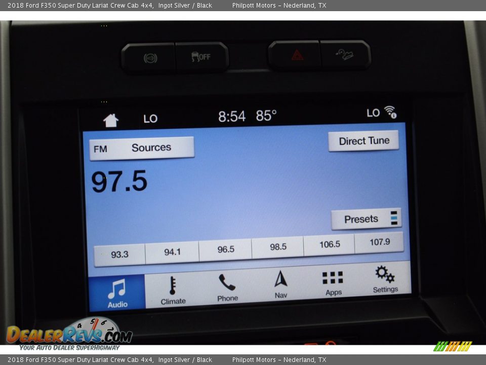 2018 Ford F350 Super Duty Lariat Crew Cab 4x4 Ingot Silver / Black Photo #17