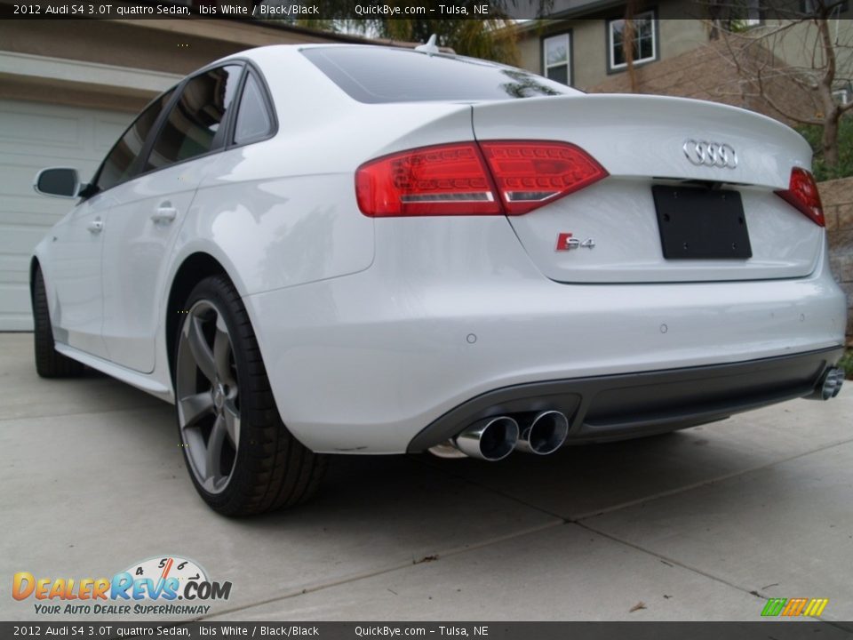 2012 Audi S4 3.0T quattro Sedan Ibis White / Black/Black Photo #5