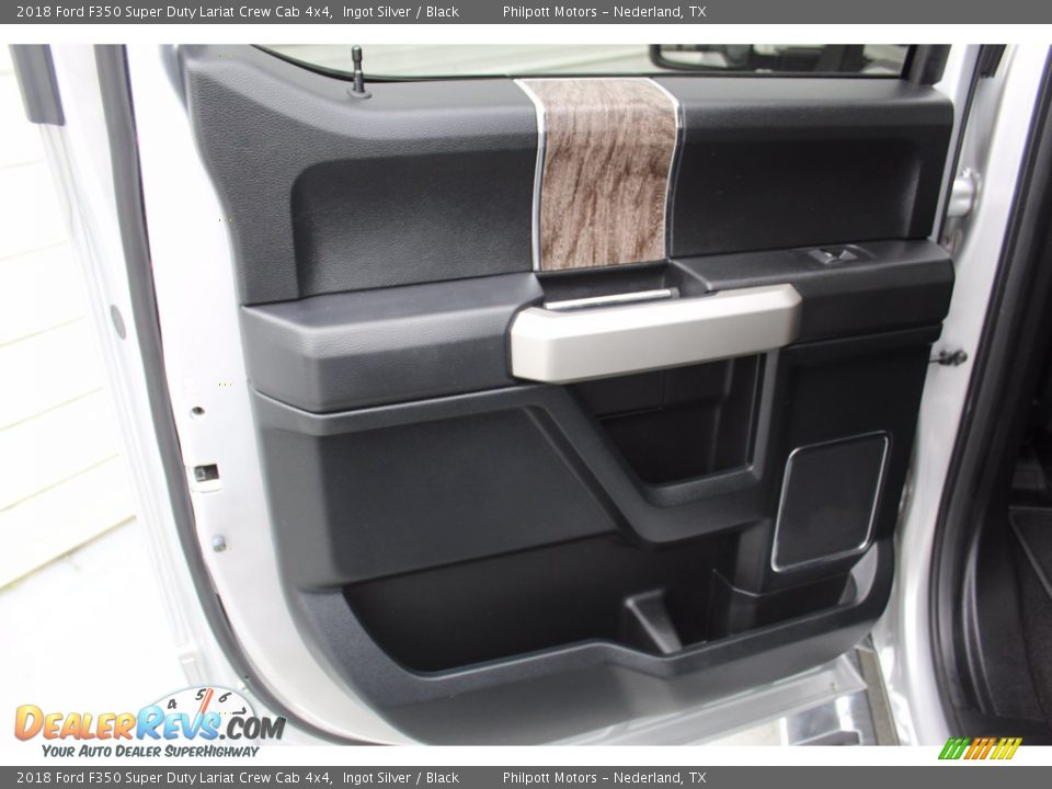 2018 Ford F350 Super Duty Lariat Crew Cab 4x4 Ingot Silver / Black Photo #22