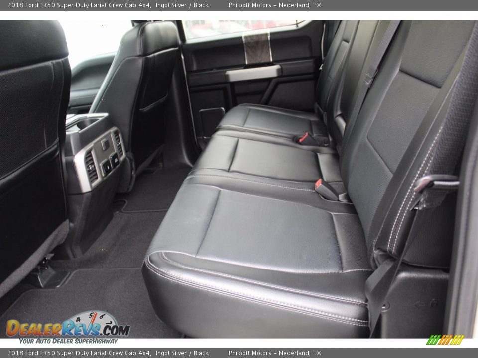2018 Ford F350 Super Duty Lariat Crew Cab 4x4 Ingot Silver / Black Photo #23