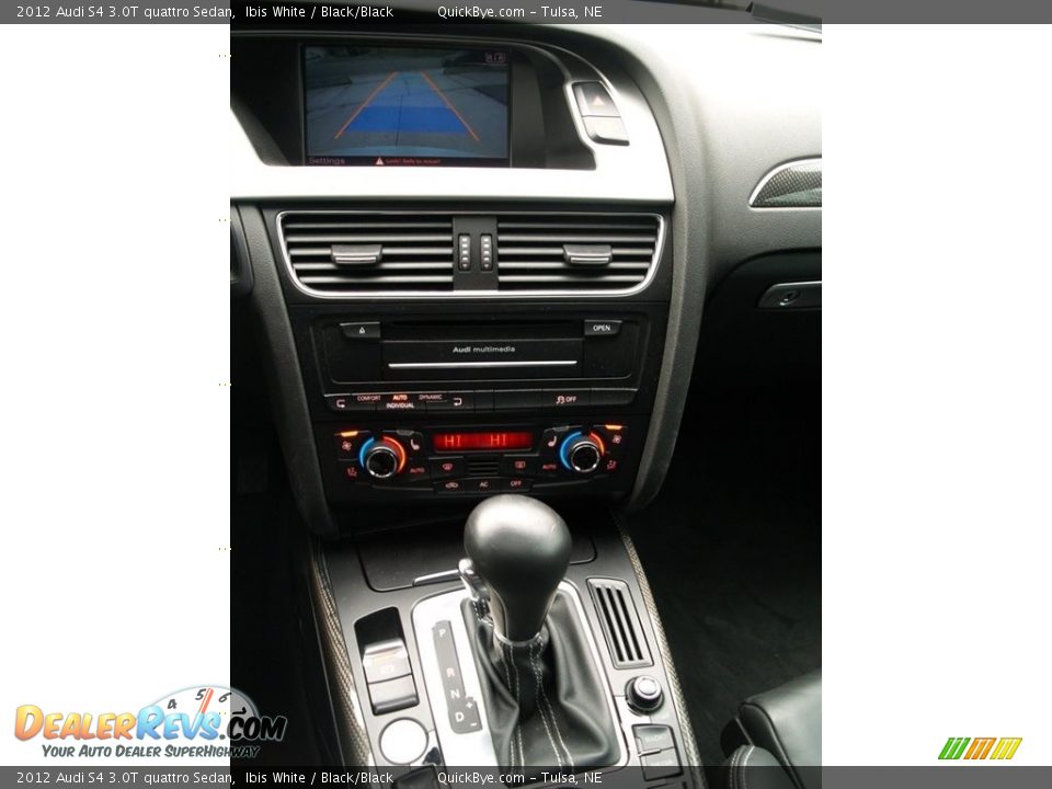 2012 Audi S4 3.0T quattro Sedan Ibis White / Black/Black Photo #12