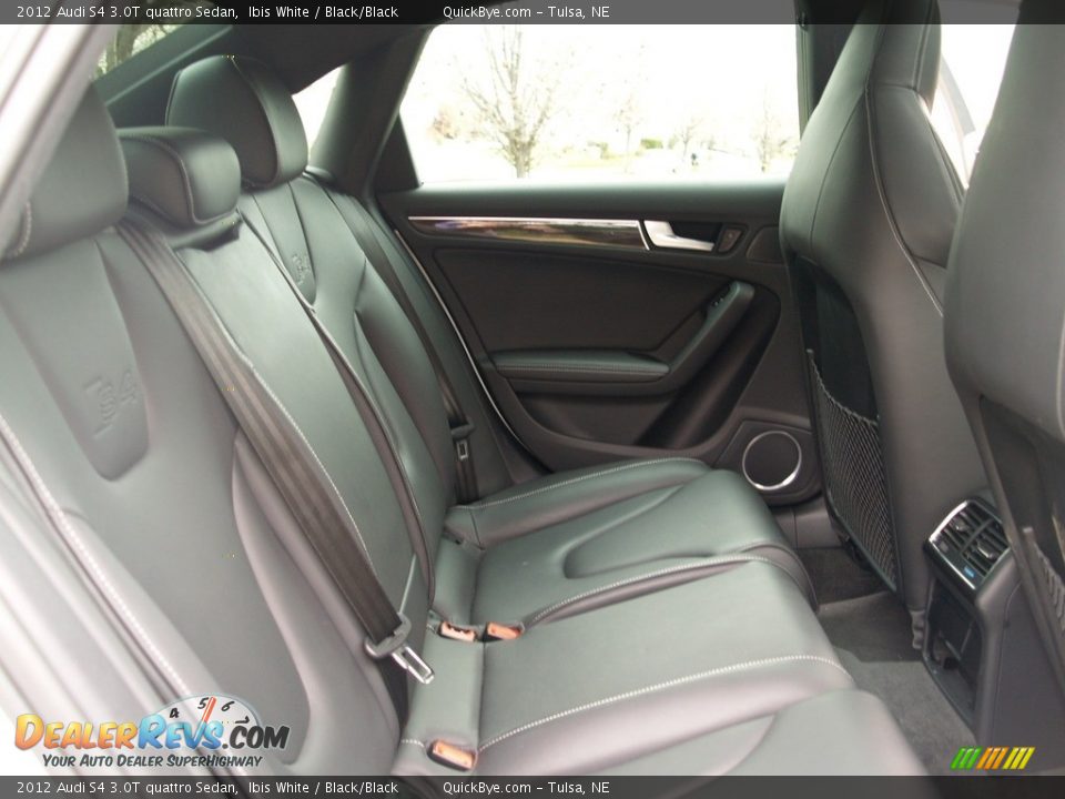 2012 Audi S4 3.0T quattro Sedan Ibis White / Black/Black Photo #15