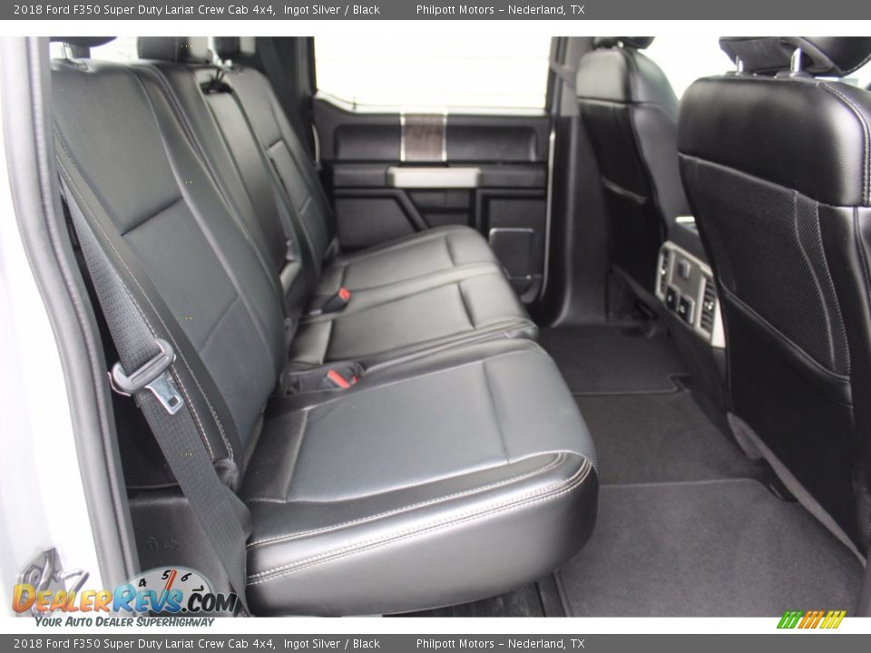 2018 Ford F350 Super Duty Lariat Crew Cab 4x4 Ingot Silver / Black Photo #28