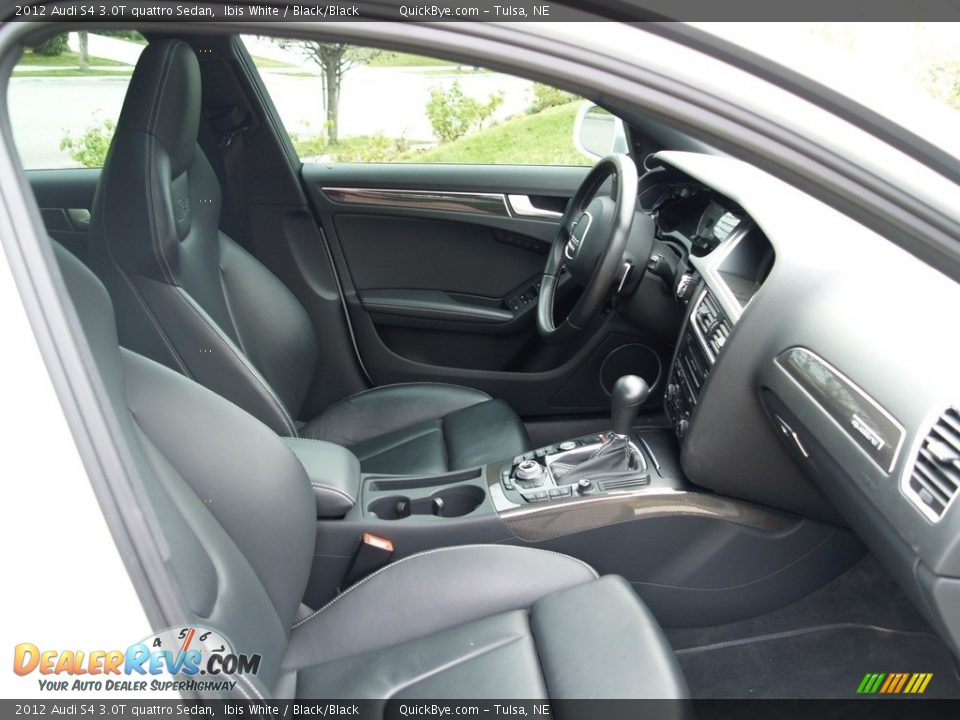 2012 Audi S4 3.0T quattro Sedan Ibis White / Black/Black Photo #17