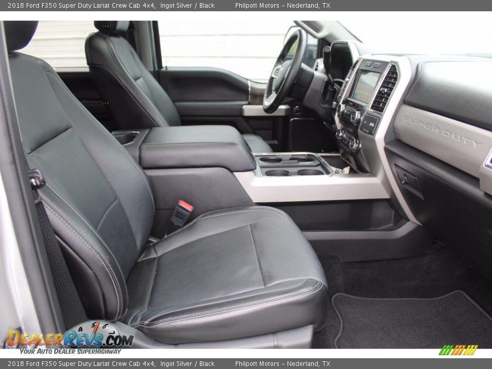 2018 Ford F350 Super Duty Lariat Crew Cab 4x4 Ingot Silver / Black Photo #30