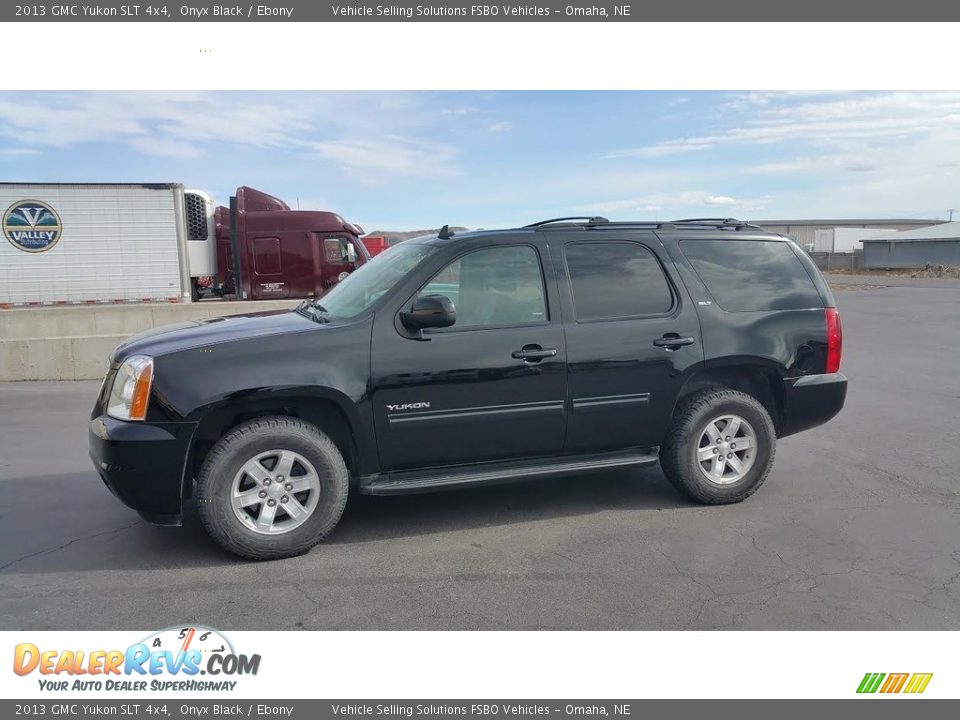 2013 GMC Yukon SLT 4x4 Onyx Black / Ebony Photo #1