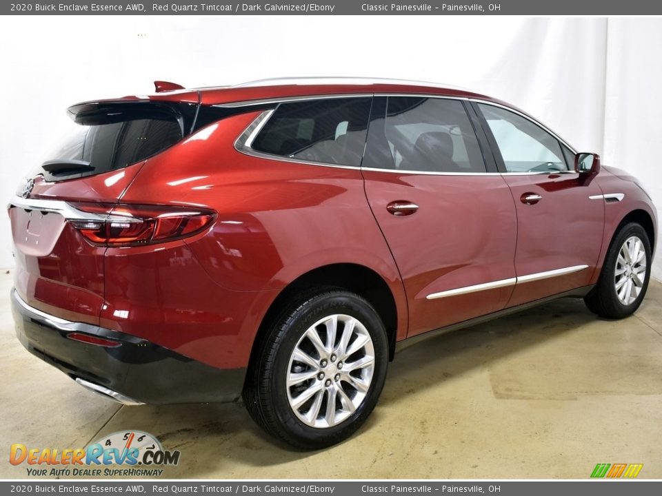 2020 Buick Enclave Essence AWD Red Quartz Tintcoat / Dark Galvinized/Ebony Photo #10