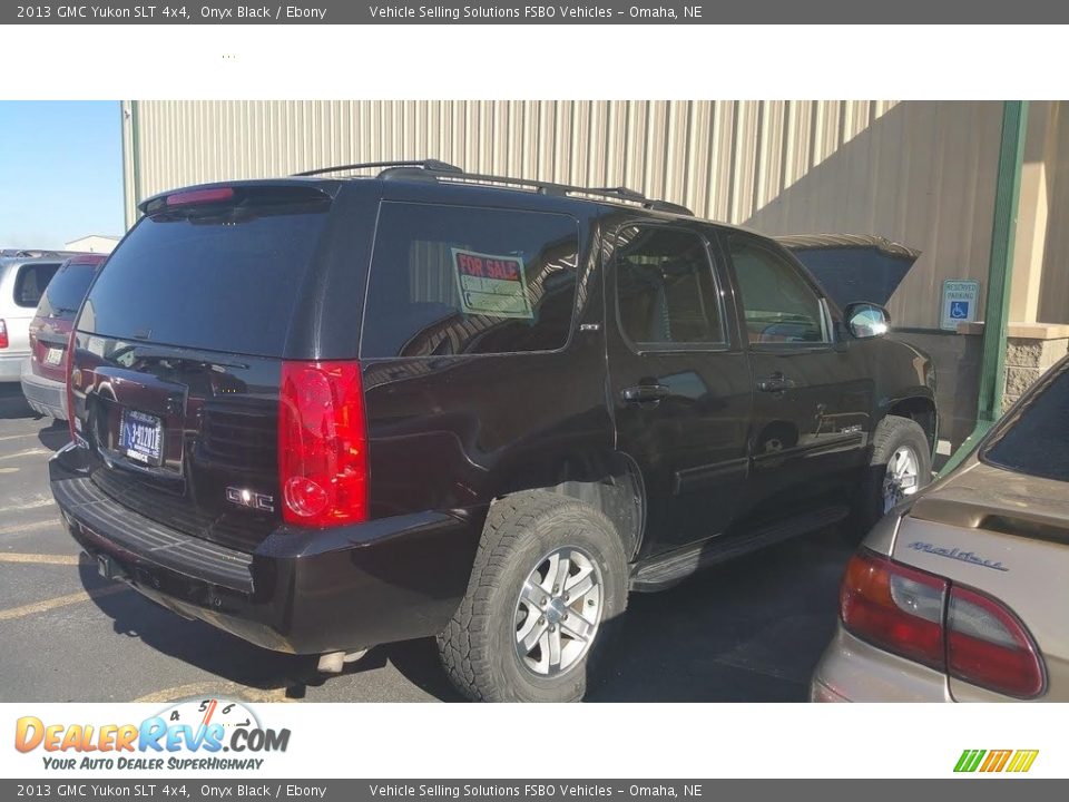 2013 GMC Yukon SLT 4x4 Onyx Black / Ebony Photo #3