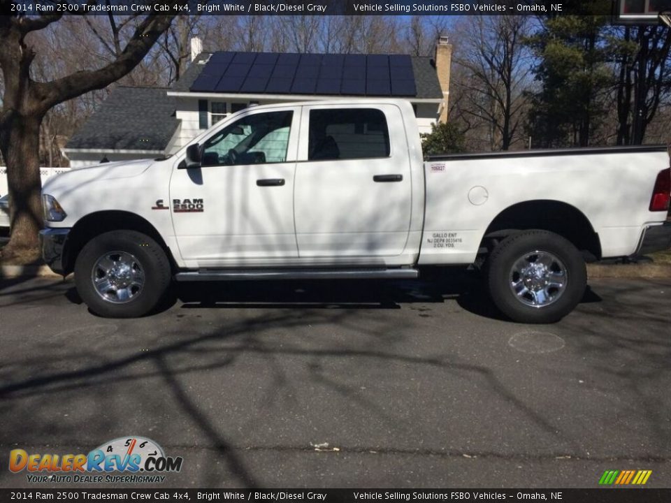 2014 Ram 2500 Tradesman Crew Cab 4x4 Bright White / Black/Diesel Gray Photo #1