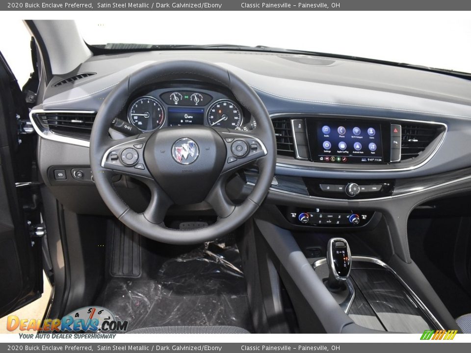 2020 Buick Enclave Preferred Satin Steel Metallic / Dark Galvinized/Ebony Photo #10