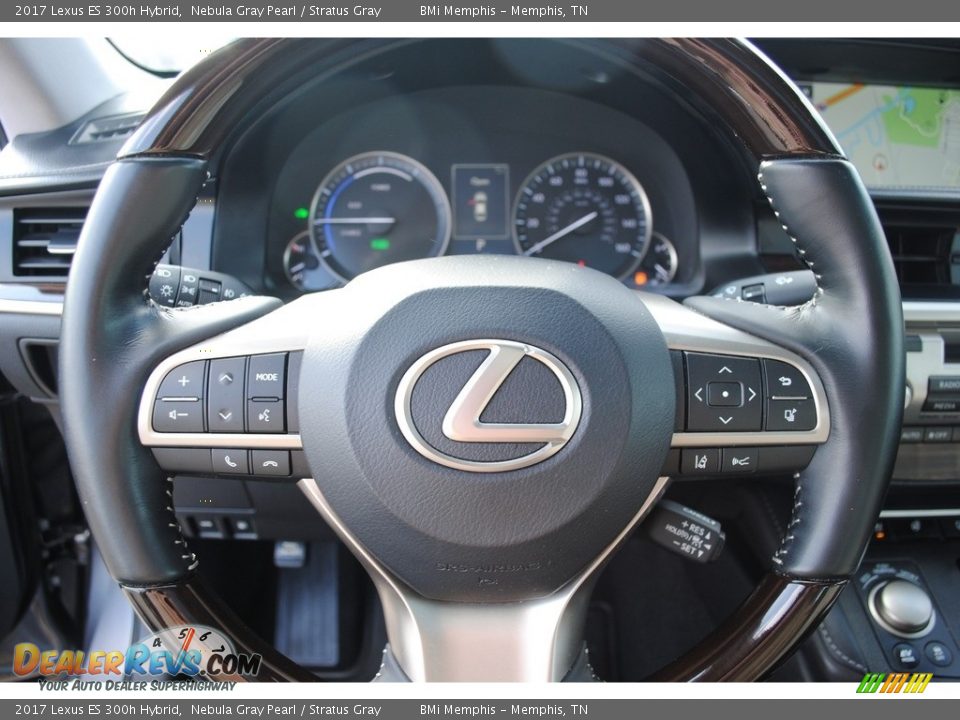 2017 Lexus ES 300h Hybrid Nebula Gray Pearl / Stratus Gray Photo #13