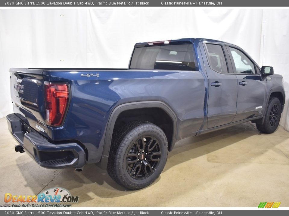 2020 GMC Sierra 1500 Elevation Double Cab 4WD Pacific Blue Metallic / Jet Black Photo #2