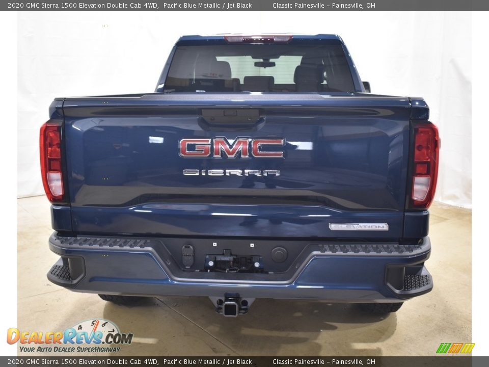 2020 GMC Sierra 1500 Elevation Double Cab 4WD Pacific Blue Metallic / Jet Black Photo #3