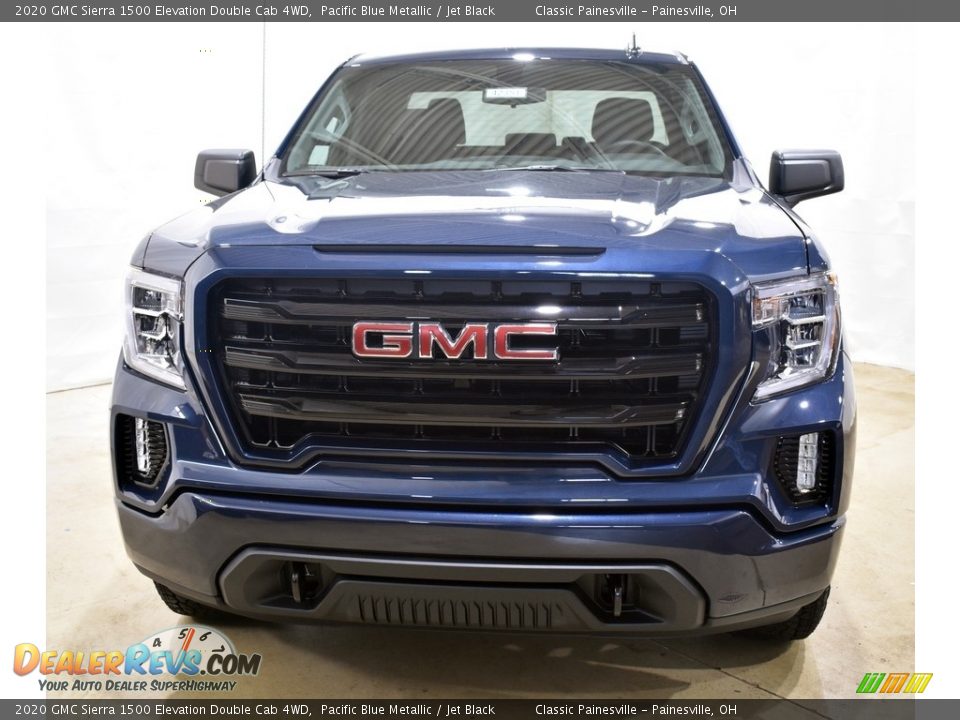 2020 GMC Sierra 1500 Elevation Double Cab 4WD Pacific Blue Metallic / Jet Black Photo #4