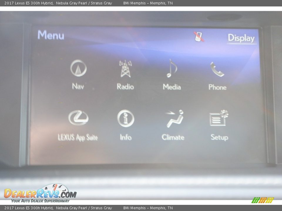 2017 Lexus ES 300h Hybrid Nebula Gray Pearl / Stratus Gray Photo #18