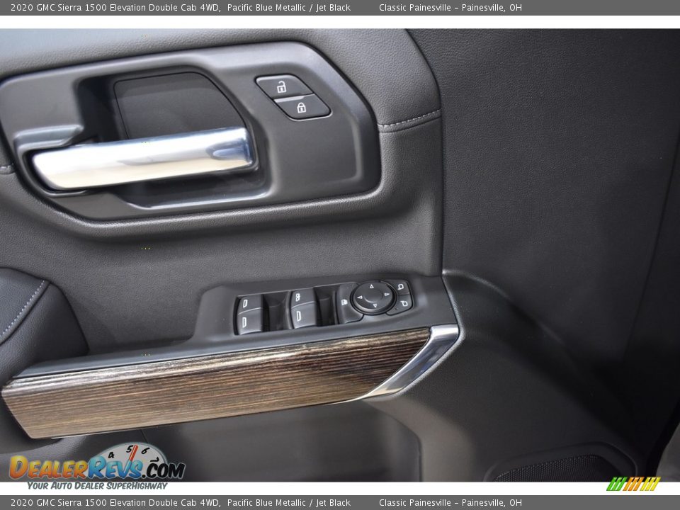 2020 GMC Sierra 1500 Elevation Double Cab 4WD Pacific Blue Metallic / Jet Black Photo #8