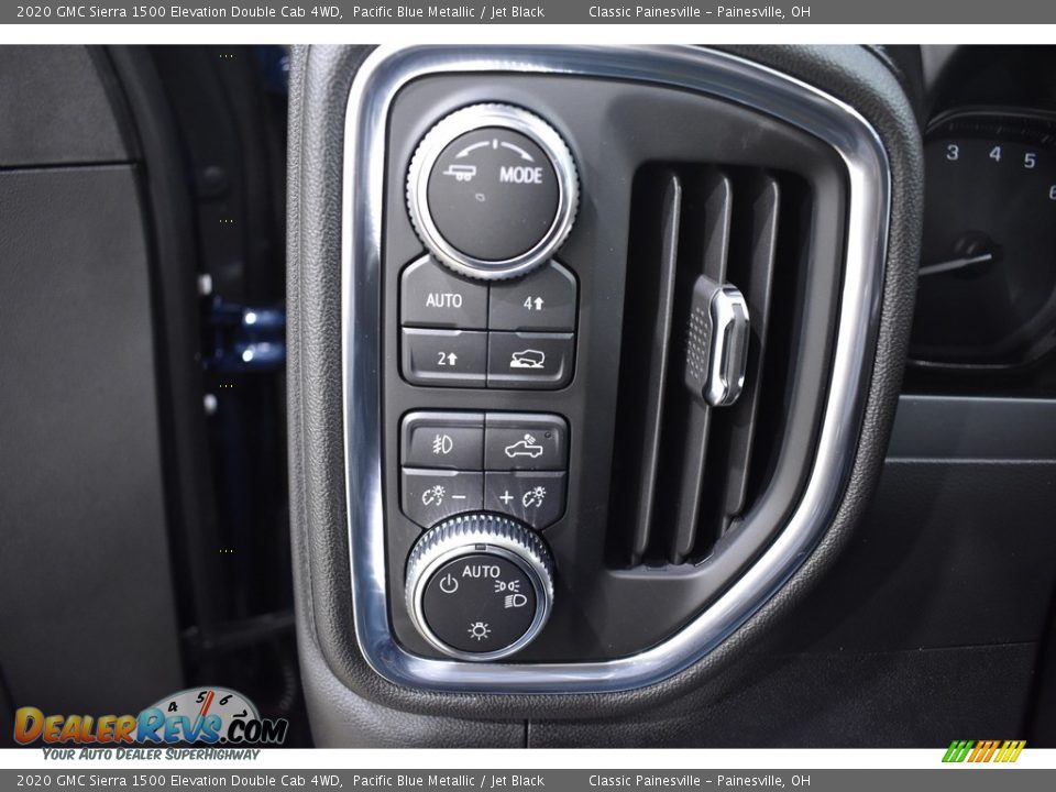 2020 GMC Sierra 1500 Elevation Double Cab 4WD Pacific Blue Metallic / Jet Black Photo #9