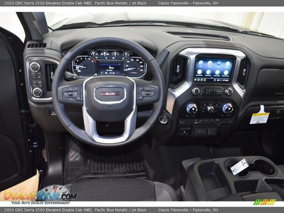 2020 GMC Sierra 1500 Elevation Double Cab 4WD Pacific Blue Metallic / Jet Black Photo #10