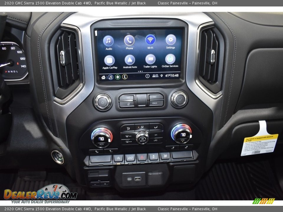 2020 GMC Sierra 1500 Elevation Double Cab 4WD Pacific Blue Metallic / Jet Black Photo #11