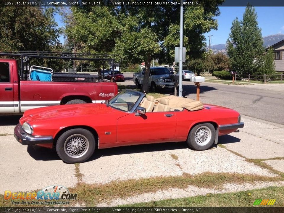 Front 3/4 View of 1992 Jaguar XJ XJS V12 Convertible Photo #5