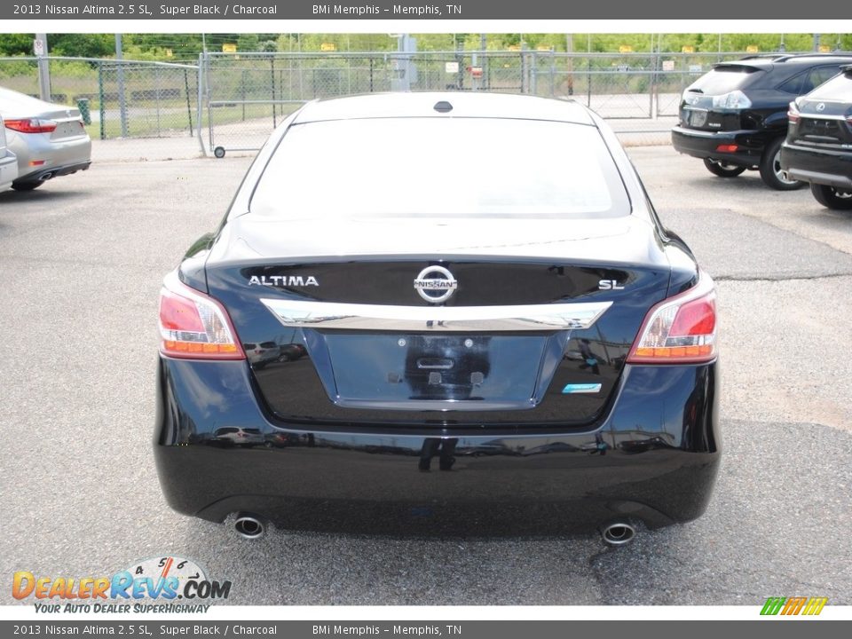 2013 Nissan Altima 2.5 SL Super Black / Charcoal Photo #4