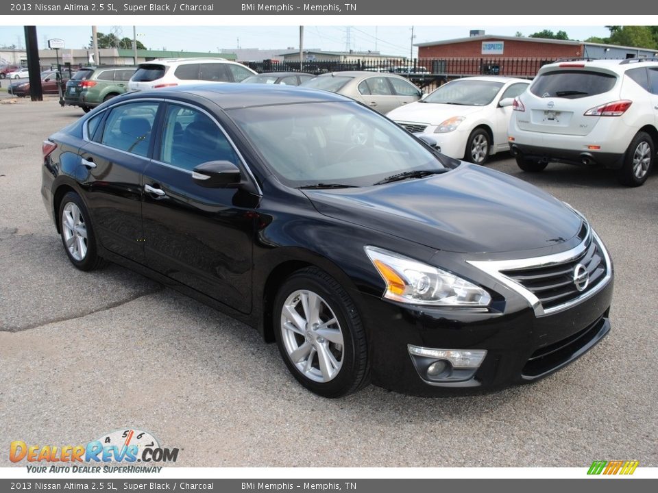 2013 Nissan Altima 2.5 SL Super Black / Charcoal Photo #7