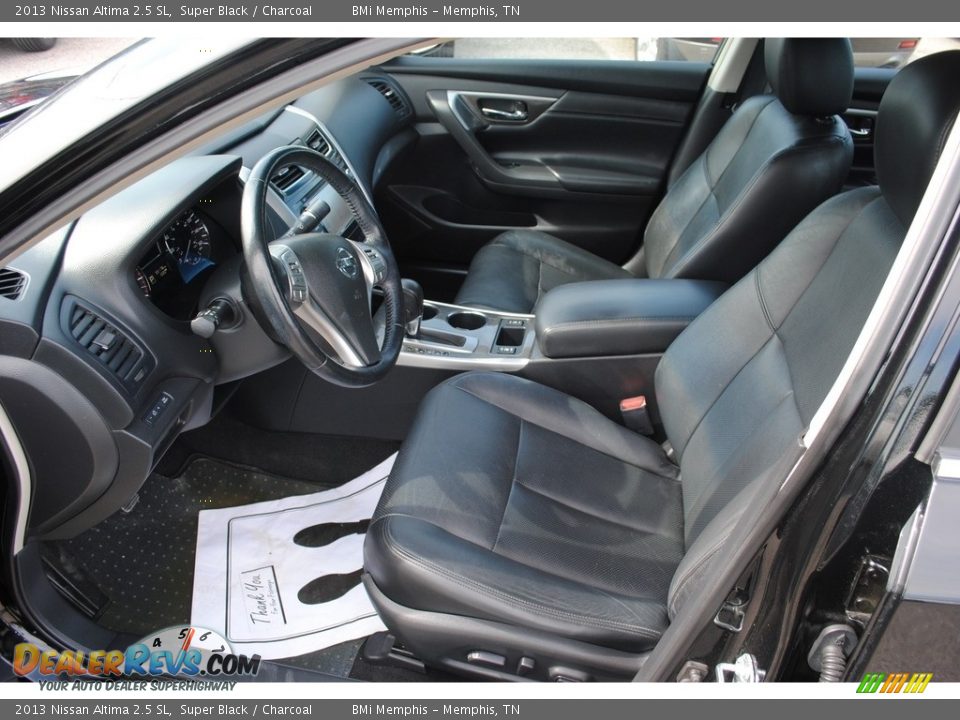 2013 Nissan Altima 2.5 SL Super Black / Charcoal Photo #11