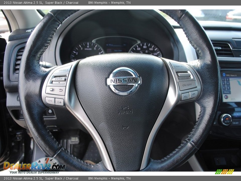 2013 Nissan Altima 2.5 SL Super Black / Charcoal Photo #12