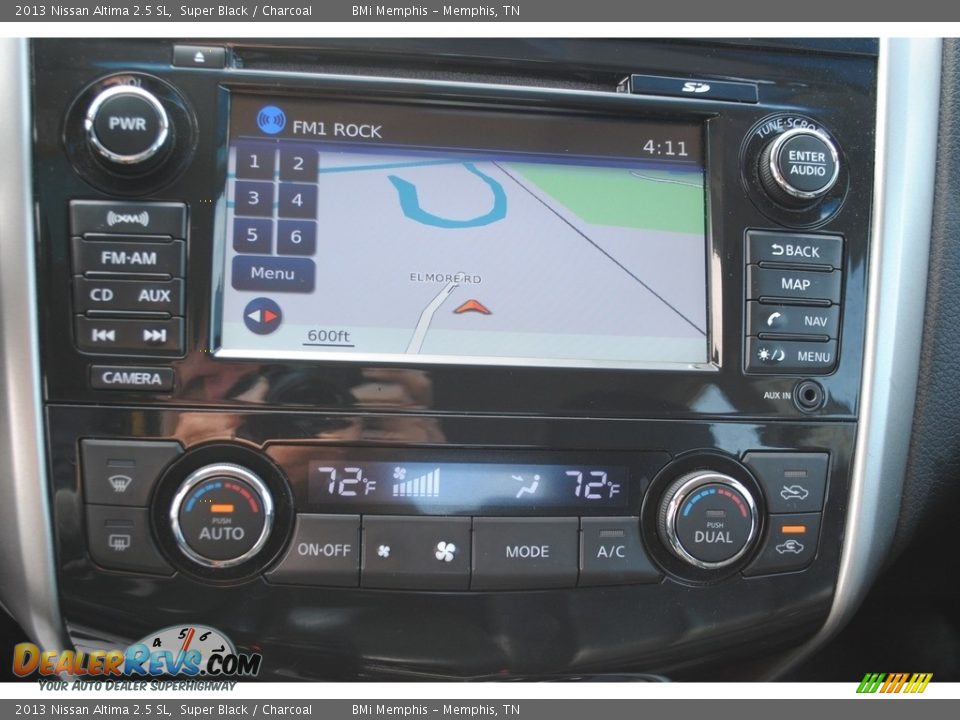 2013 Nissan Altima 2.5 SL Super Black / Charcoal Photo #17