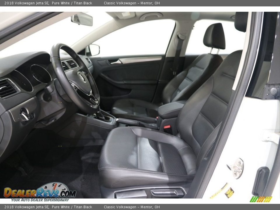 2018 Volkswagen Jetta SE Pure White / Titan Black Photo #5