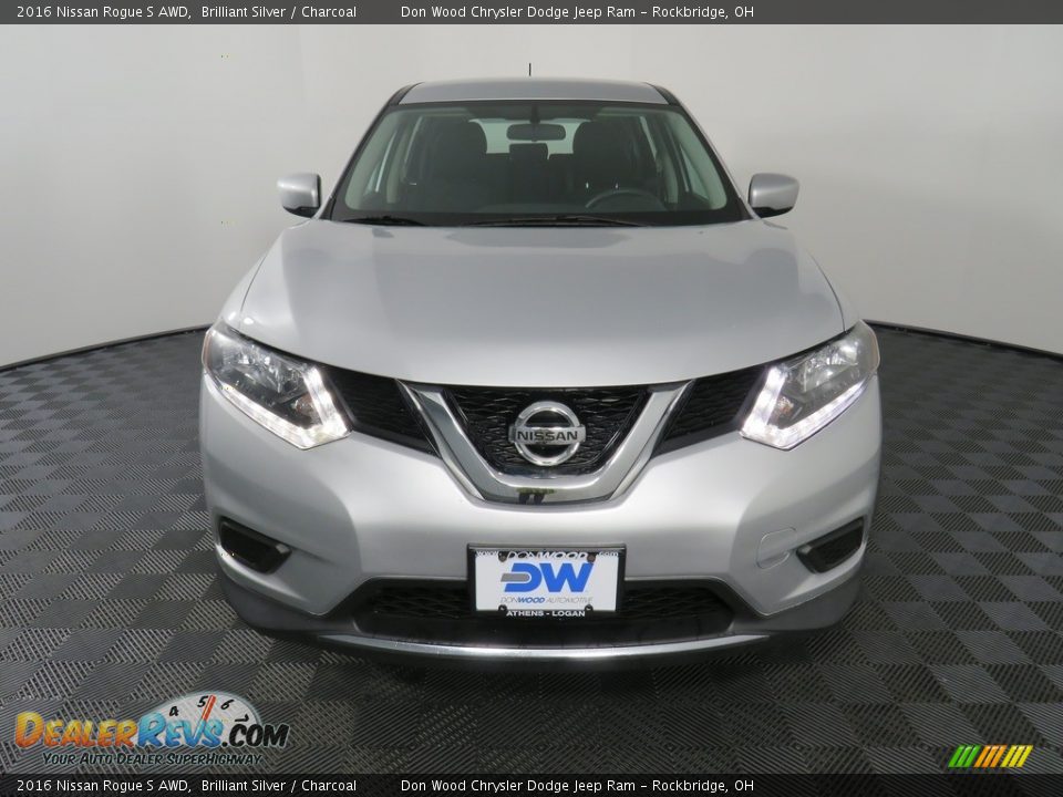 2016 Nissan Rogue S AWD Brilliant Silver / Charcoal Photo #5