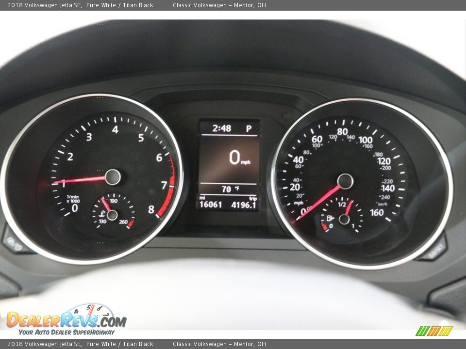 2018 Volkswagen Jetta SE Pure White / Titan Black Photo #8