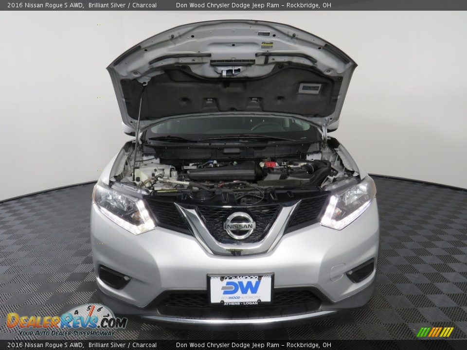 2016 Nissan Rogue S AWD Brilliant Silver / Charcoal Photo #6