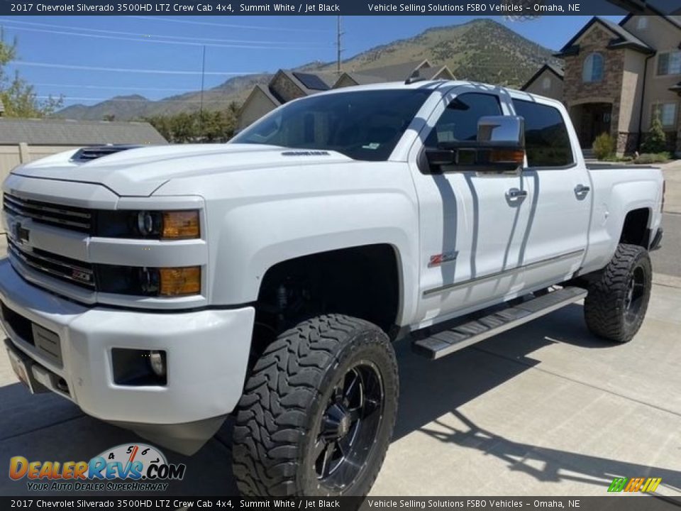 Summit White 2017 Chevrolet Silverado 3500HD LTZ Crew Cab 4x4 Photo #1