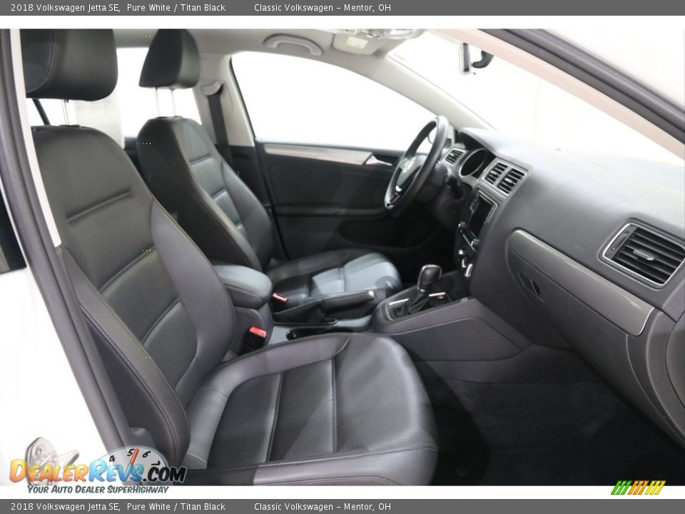 2018 Volkswagen Jetta SE Pure White / Titan Black Photo #14