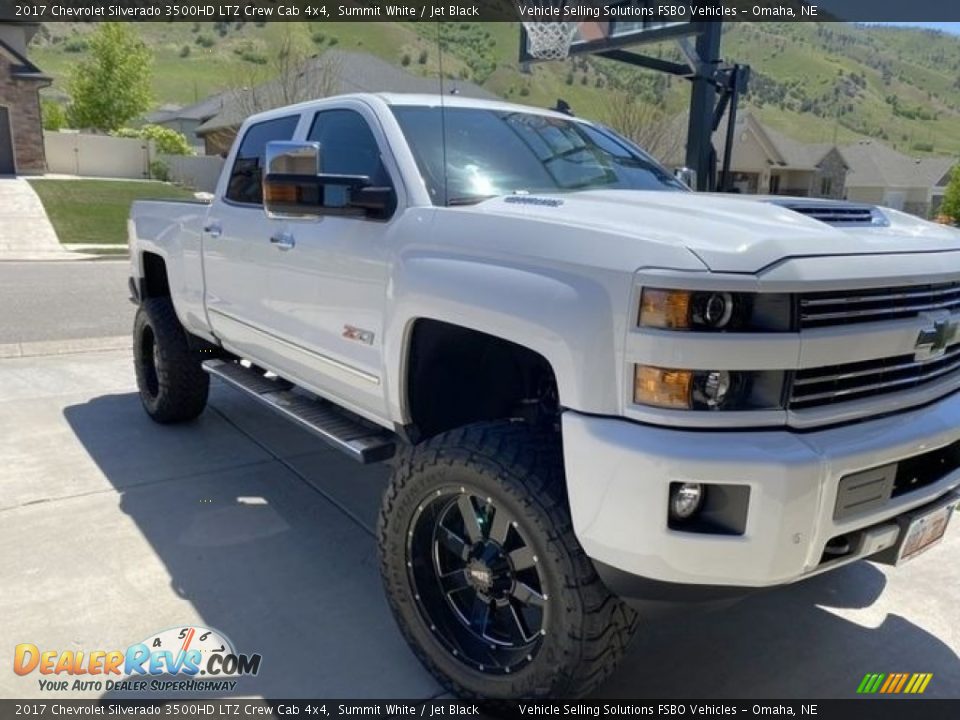 2017 Chevrolet Silverado 3500HD LTZ Crew Cab 4x4 Summit White / Jet Black Photo #6