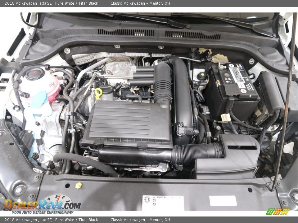 2018 Volkswagen Jetta SE Pure White / Titan Black Photo #18
