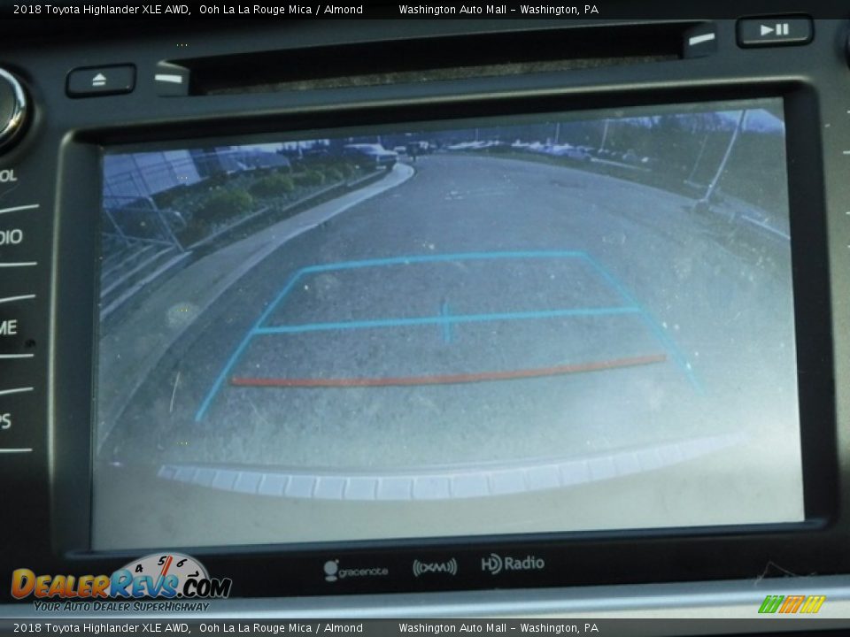 2018 Toyota Highlander XLE AWD Ooh La La Rouge Mica / Almond Photo #21