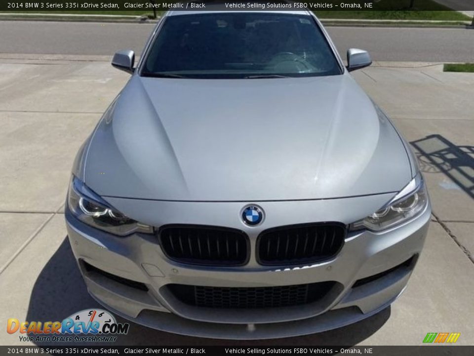 2014 BMW 3 Series 335i xDrive Sedan Glacier Silver Metallic / Black Photo #5